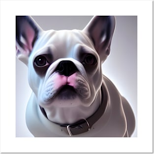 Cute French Bulldog Stare Posters and Art